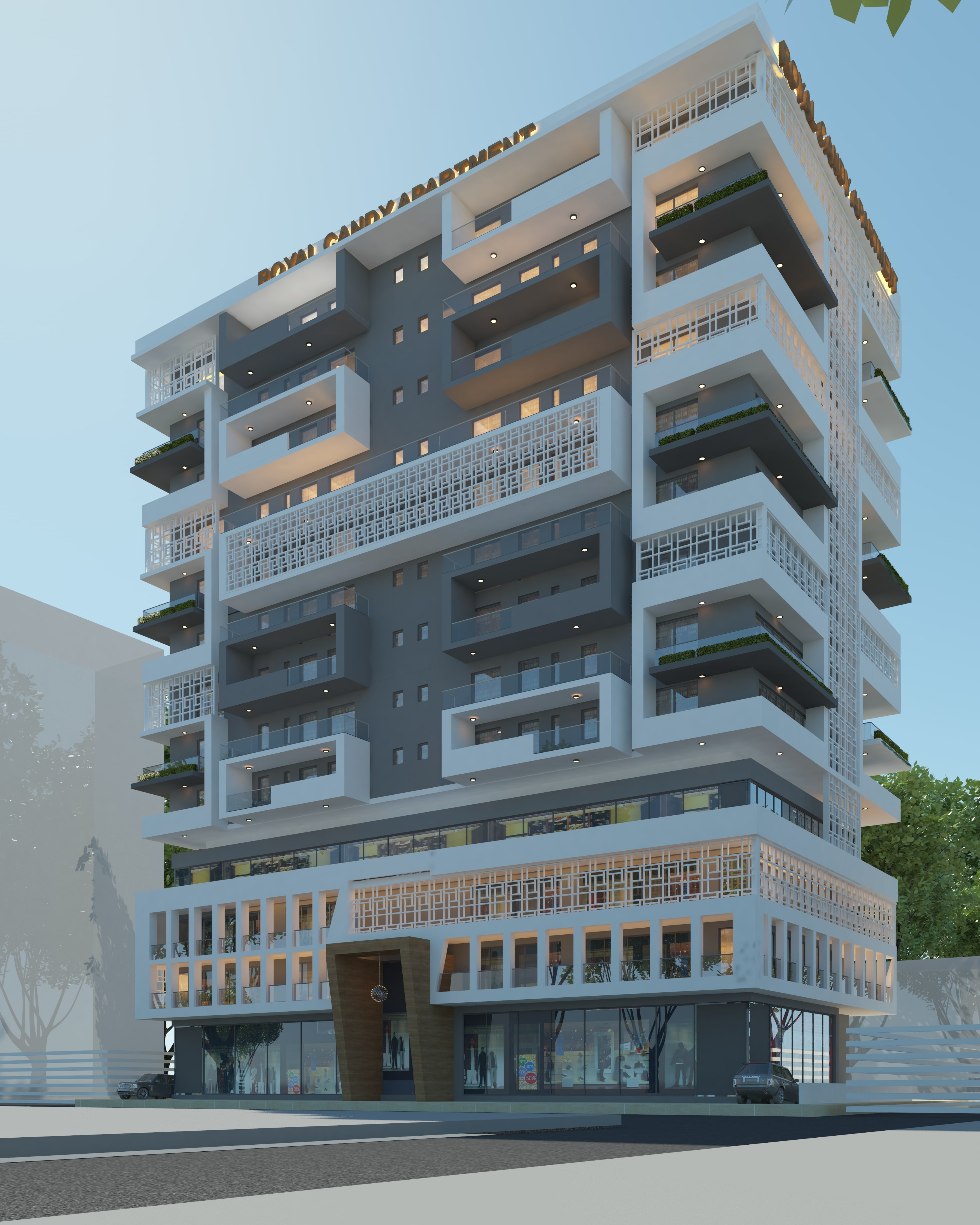 Royal Apartment – Residential & Commercial Complex
